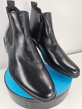 Van Heusen "Lyon" Men's Chelsea Sude Zip Boot